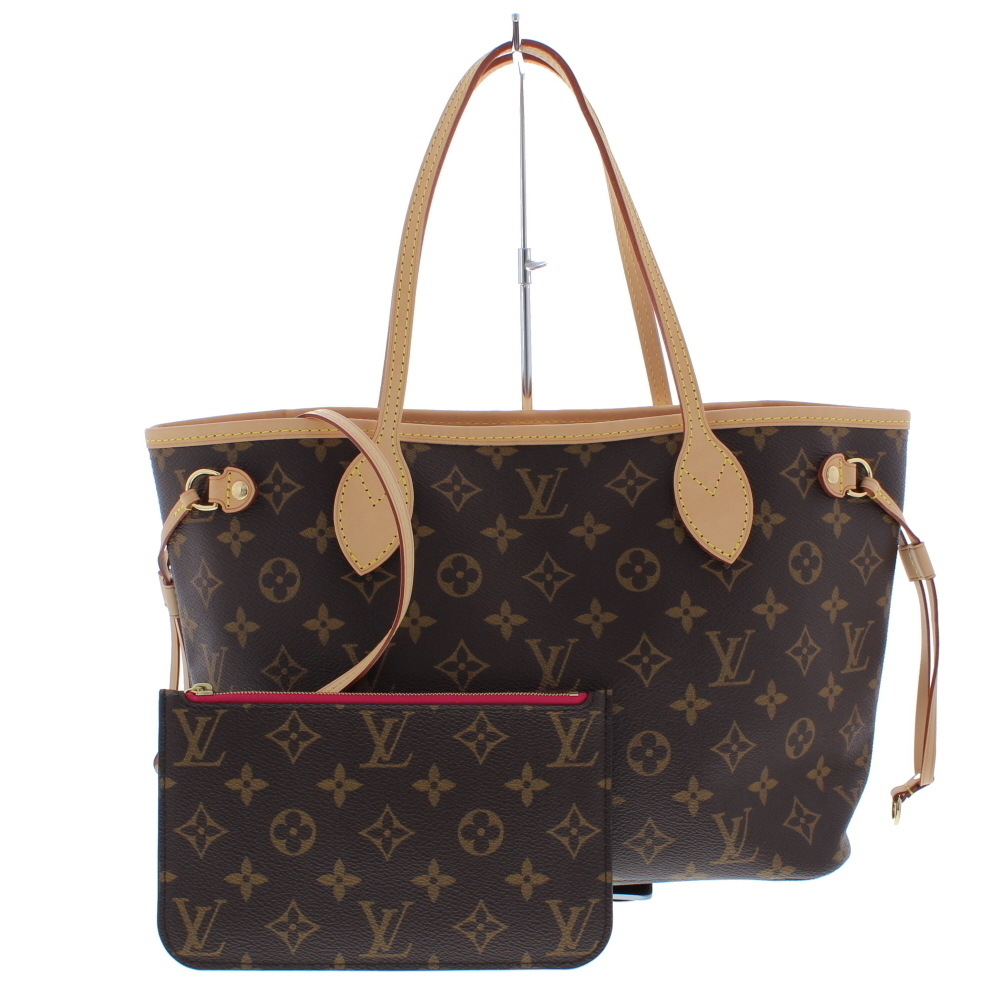 Louis Vuitton Neverfull PM Pivoine Pouch Monogram Handbag